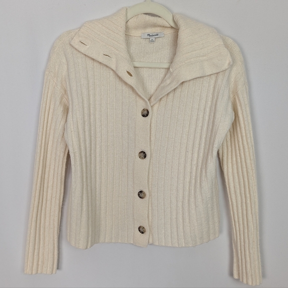 Madewell Sweaters - Madewell Ribbed Wool Cardigan Sweater
